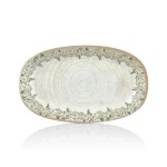 ΠΙΑΤΕΛΑ ΟΒΑΛ ΕΠΙΠΕΔΗ OLIVA 29X17.5 CM BYBONE