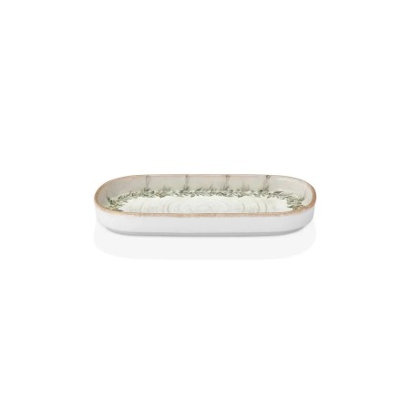 ΠΙΑΤΕΛΑ ΟΒΑΛ ΕΠΙΠΕΔΗ OLIVA 20.5X9.5 CM BYBONE