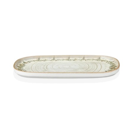 ΠΙΑΤΕΛΑ ΟΒΑΛ ΕΠΙΠΕΔΗ OLIVA 30Χ6 CM BYBONE