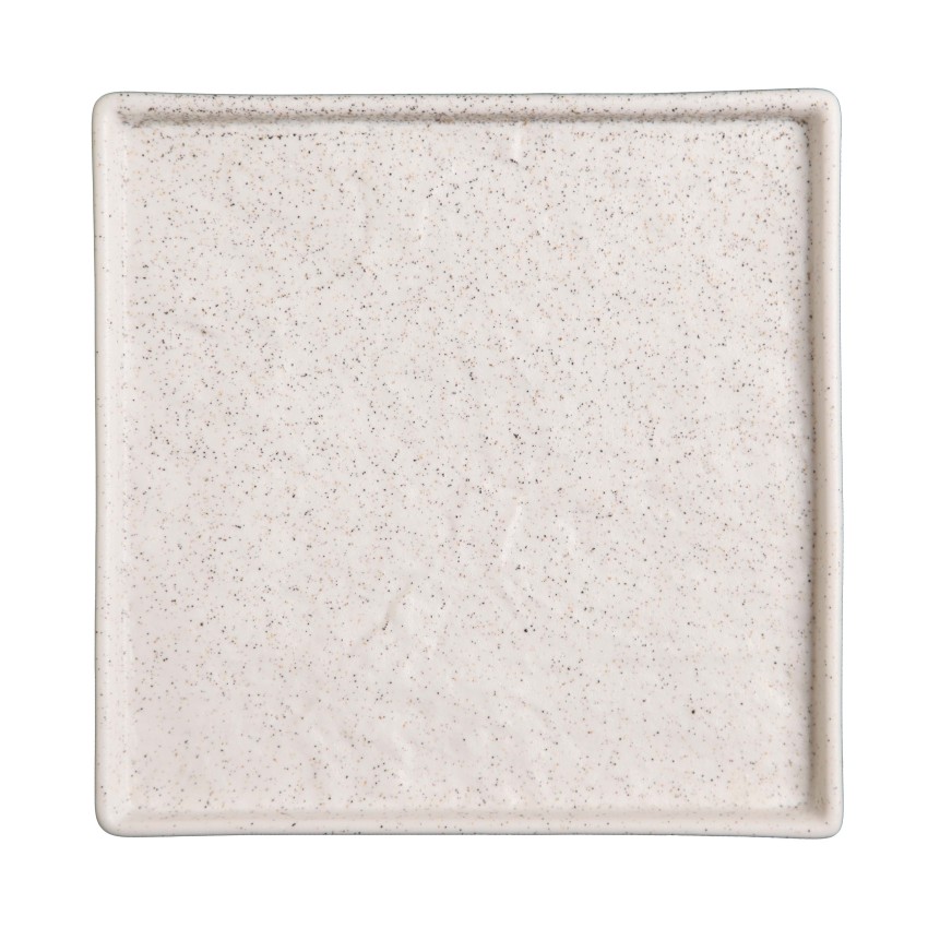 Πιατέλα Τετράγωνη 29x29x2 cm White Dune 