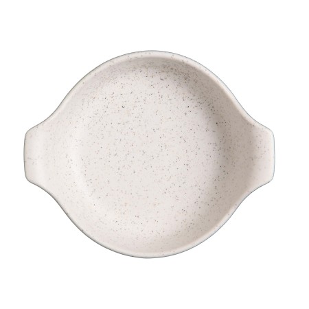 Σαγανάκι Στρογγυλό 19x15x5 cm White Dune Με Χερούλια