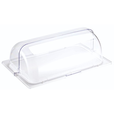 ΚΑΠΑΚΙ PC ROLL TOP GN 1/1 53X32CM ΔΙΑΦΑΝΕΣ 