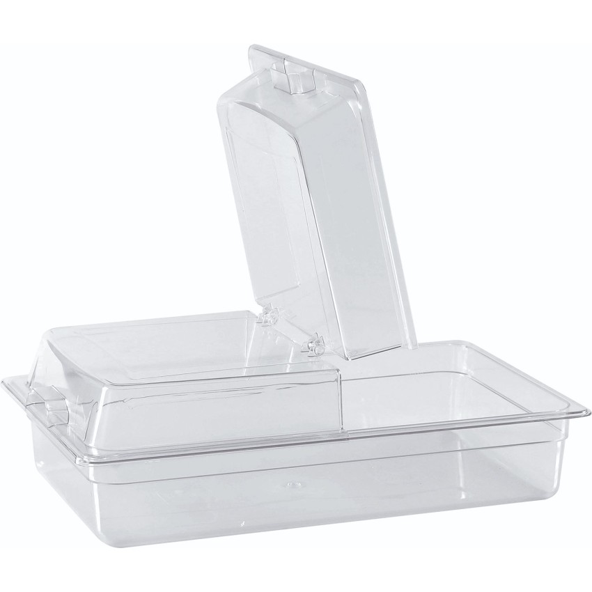 ΚΑΠΑΚΙ PC SQUARE FLIP GN 1/1 53X32CM ΔΙΑΦΑΝΕΣ 