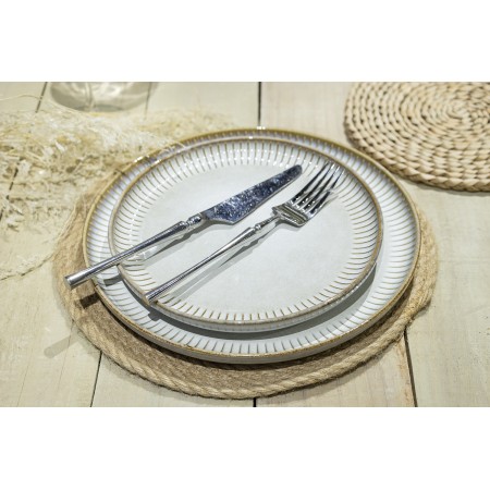 ΠΙΑΤΟ ΕΠΙΠΕΔΟ 21CM AURORA STONEWARE REACTIVE GLAZE