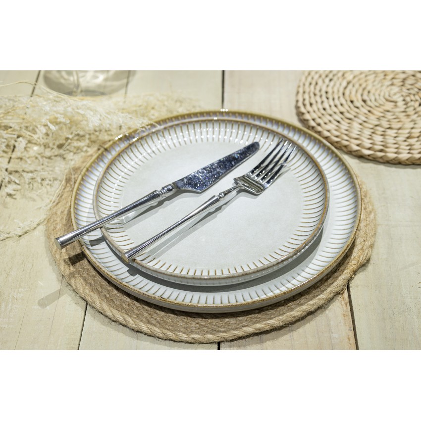 ΠΙΑΤΟ ΕΠΙΠΕΔΟ 21CM AURORA STONEWARE REACTIVE GLAZE