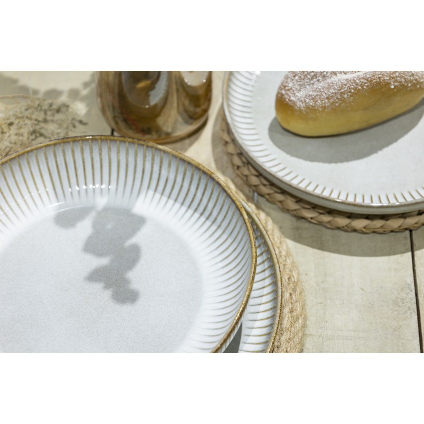 ΠΙΑΤΟ ΕΠΙΠΕΔΟ 21CM AURORA STONEWARE REACTIVE GLAZE