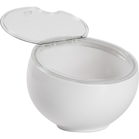 ΜΠΩΛ ORB WHITE MATT ΜΕΛΑΜΙΝΗΣ Ø16,7x12,2 CM 990 ML ΜΕ ΚΑΠΑΚΙ PC ΜΕ ΕΓΚΟΠΗ 