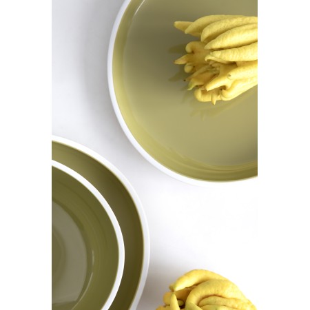 ΜΠΩΛ NARA OLIVE Ø14 x 7 CM 500ML ΜΕΛΑΜΙΝΗΣ ΚΙΝΑΣ