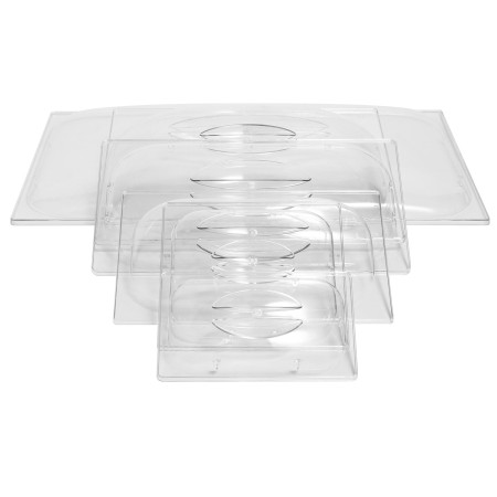 ΚΑΠΑΚΙ ΒΙΤΡΙΝΑ GN 1/1 POLYCARBONATE 