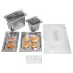 ΚΑΠΑΚΙ ΒΙΤΡΙΝΑ GN 1/4 POLYCARBONATE 
