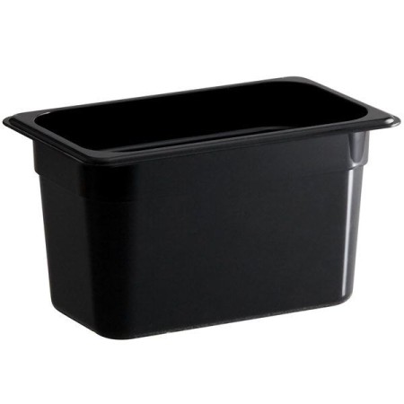 ΛΕΚΑΝΗ GASTRO 1/4 15CM POLYCARBONATE ΜΑΥΡΗ 