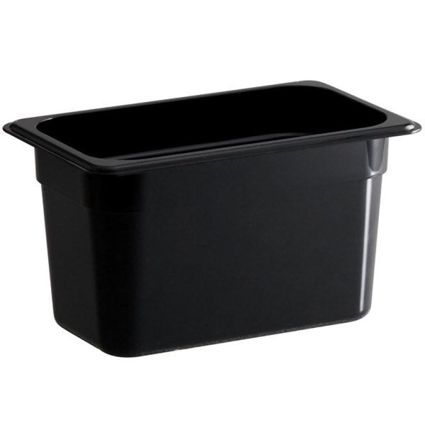 ΛΕΚΑΝΗ GASTRO 1/4 15CM POLYCARBONATE ΜΑΥΡΗ 