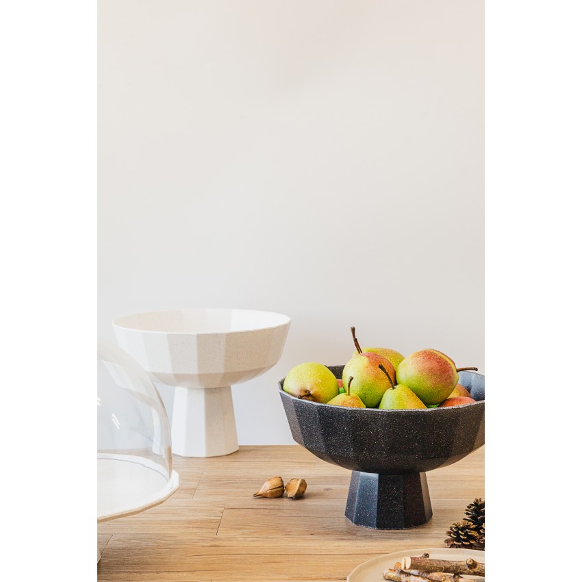 ΜΠΩΛ ΣΤΡΟΓΓΥΛΟ SPOTS BLACK Ø29x9,8 CM 3800ML ΜΕΛΑΜΙΝΗΣ ΚΙΝΑΣ