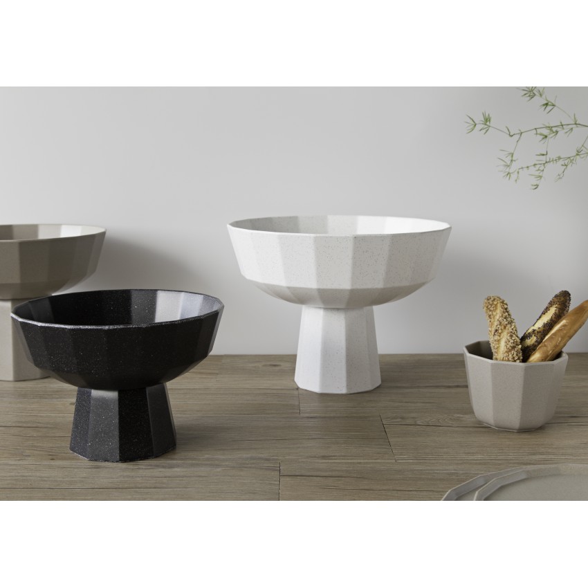 ΜΠΩΛ ΣΤΡΟΓΓΥΛΟ SPOTS BLACK Ø29x9,8 CM 3800ML ΜΕΛΑΜΙΝΗΣ ΚΙΝΑΣ